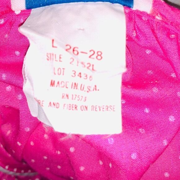 Vintage 80s Womens Housecoat Robe 2XL Pink White Polka Dot Short Sleeve - Picture 7 of 8